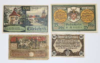 Bild Nr.1: 133-337 Notgeld-Sammlung.: (Numismatik u. Siegelkunde, Medaillen, Ostdeutschland)