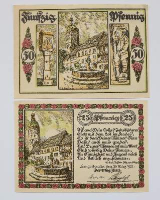 Bild Nr.2: 133-337 Notgeld-Sammlung.: (Numismatik u. Siegelkunde, Medaillen, Ostdeutschland)