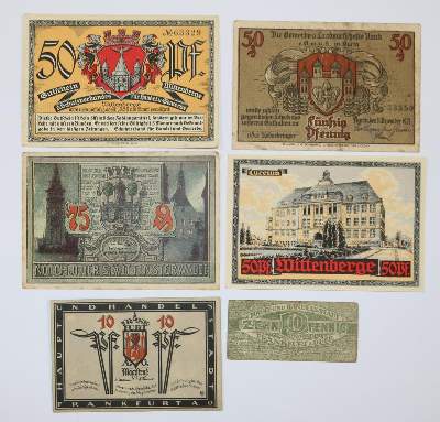 Bild Nr.3: 133-337 Notgeld-Sammlung.: (Numismatik u. Siegelkunde, Medaillen, Ostdeutschland)