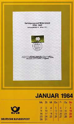 Bild Nr.1: 133-339 7 Briefmarkenkalender: (Philatelie)