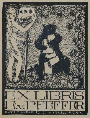 Bild Nr.7: 133-3465 Exlibris: (Künstlergraphik)