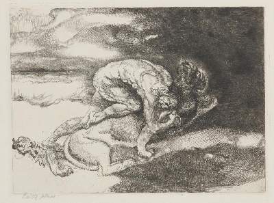 Bild Nr.1: 133-3644 Jettmar, Rudolf: (Künstlergraphik, Jettmar, Herkules)
