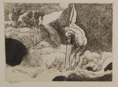 Bild Nr.1: 133-3647 Jettmar, Rudolf: (Künstlergraphik, Jettmar, Herkules)