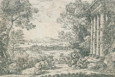 Bild Nr.2: 133-3808 Lorrain, Claude (d.i. Claude Gellée: (Künstlergraphik)