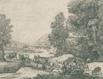 Bild Nr.1: 133-3818 Lorrain, Claude (d.i. Claude Gellée: (Künstlergraphik)