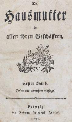 Bild Nr.1: 133-383 (Germershausen,C.F.).: (Küche und Haushalt, Haushalt)