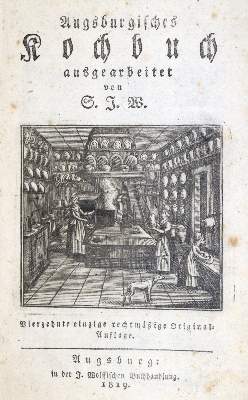 Bild Nr.2: 133-395 W(eiler),S.J.: (Küche und Haushalt, Kochbücher, Augsburg)