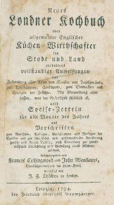 Bild Nr.2: 133-404 Collingwood,F. u. J.Woollams.: (Küche und Haushalt, Kochbücher)