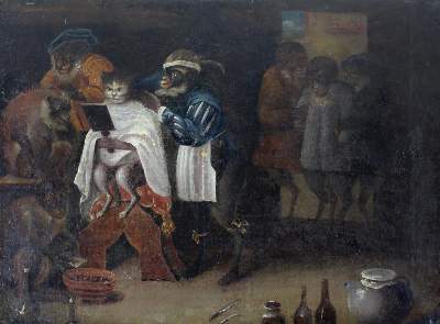 Bild Nr.1: 133-4072 Anonym.: (Künstlergraphik, Singerie)