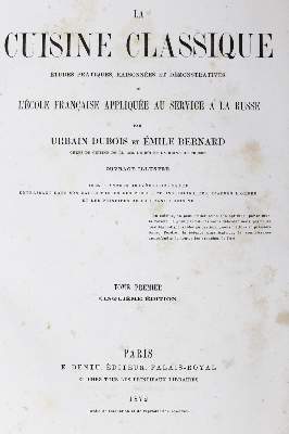 Bild Nr.5: 133-409 Dubois,U. u. E.Bernard.: (Küche und Haushalt, Kochbücher)