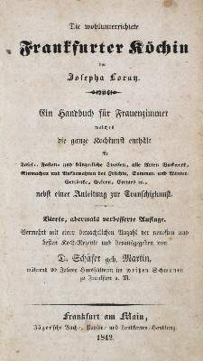 Bild Nr.1: 133-415 Loray,J.: (Küche und Haushalt, Kochbücher, Frankfurt/Main)