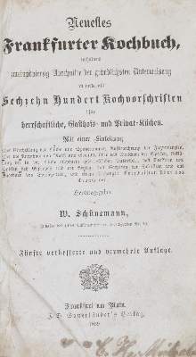 Bild Nr.1: 133-416 Schünemann,W.: (Küche und Haushalt, Kochbücher, Frankfurt/Main)