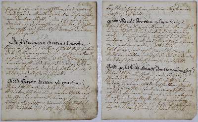 Bild Nr.1: 133-423 Rezepte.: (Küche und Haushalt, Kochbücher, Handschriften)