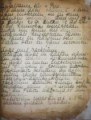 Bild Nr.1: 133-424 Rezepte: (Küche und Haushalt, Kochbücher, Handschriften)