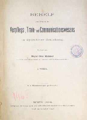 Bild Nr.3: 133-429 Meixner,O.: (Küche und Haushalt, Kochbücher, Kriegsküche)
