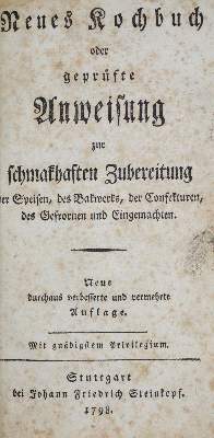 Bild Nr.1: 133-431 (Löffler,F.L.).: (Küche und Haushalt, Kochbücher)