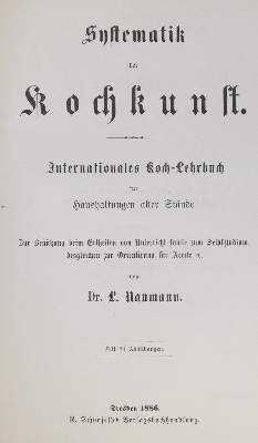 Bild Nr.1: 133-441 Naumann,L.: (Küche und Haushalt, Kochbücher)