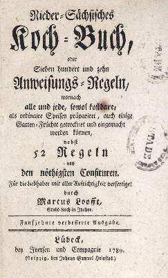 Bild Nr.2: 133-443 Loofft,M.: (Küche und Haushalt, Kochbücher, Niedersachsen)