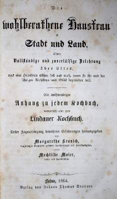 Bild Nr.1: 133-449 Rytz,L.: (Küche und Haushalt, Kochbücher)