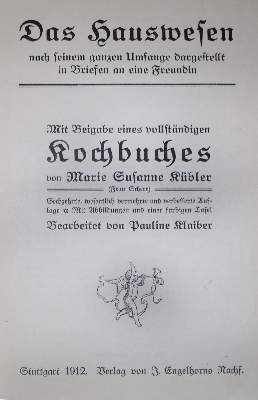 Bild Nr.2: 133-449 Rytz,L.: (Küche und Haushalt, Kochbücher)