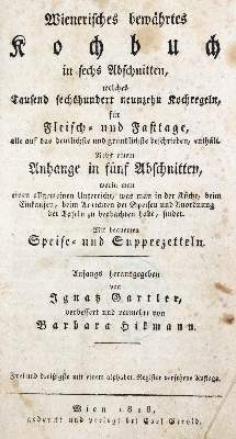 Bild Nr.2: 133-459 Gartler,I. u. B.Hikmann.: (Küche und Haushalt, Kochbücher, Wien)