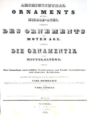 Bild Nr.1: 133-474 Heideloff,C. u. C.Görgel.: (Architektur)