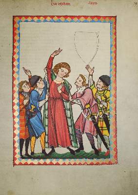 Bild Nr.1: 133-554 Codex Manesse.: (Faksimile)