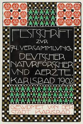 Bild Nr.1: 133-603 Vorsatzpapier.: (Papier, Jugendstil)