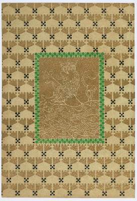 Bild Nr.2: 133-603 Vorsatzpapier.: (Papier, Jugendstil)