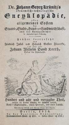 Bild Nr.1: 133-610 Krünitz,J.G.: (Typographie und Kalligraphie)