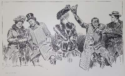 Bild Nr.1: 133-641 Gibson,C.D.: (Karikatur)