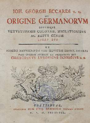 Bild Nr.1: 133-66 Eckhardt,J.G.: (Alte Drucke, Handschriften und Theologie)