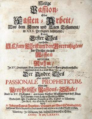Bild Nr.1: 133-74 Feuerlein,J.C.: (Alte Drucke, Handschriften und Theologie)