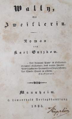 Bild Nr.1: 133-787 Gutzkow,K.: (Literatur und illustrierte Bücher bis 19.Jahrhundert)
