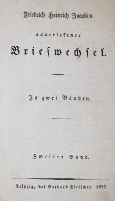 Bild Nr.2: 133-795 Jacobi,F.H.: (Literatur und illustrierte Bücher bis 19.Jahrhundert)