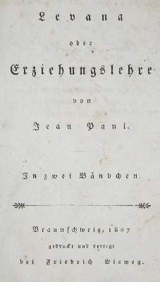 Bild Nr.1: 133-797 Jean Paul (d.i. J.P.F.Richter).: (Literatur und illustrierte Bücher bis 19.Jahrhundert)