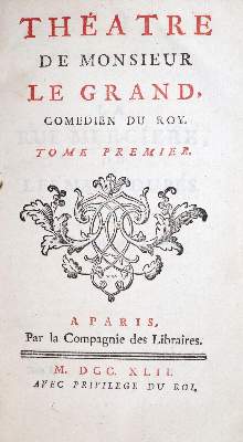 Bild Nr.1: 133-807 Le Grand,M.A.: (Literatur und illustrierte Bücher bis 19.Jahrhundert)