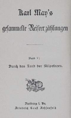 Bild Nr.1: 133-821 May,K.: (Literatur und illustrierte Bücher bis 19.Jahrhundert)