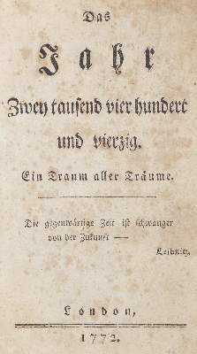 Bild Nr.1: 133-824 (Mercier,L.S.).: (Literatur und illustrierte Bücher bis 19.Jahrhundert)