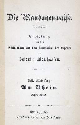 Bild Nr.1: 133-831 Möllhausen,B.: (Literatur und illustrierte Bücher bis 19.Jahrhundert)