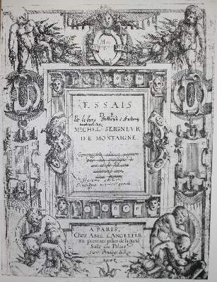 Bild Nr.2: 133-834 Montaigne,M.de.: (Literatur und illustrierte Bücher bis 19.Jahrhundert)