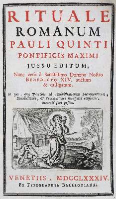 Bild Nr.1: 133-85 Rituale Romanum: (Gesangbücher)