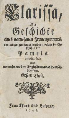 Bild Nr.1: 133-850 (Richardson, Samuel).: (Literatur und illustrierte Bücher bis 19.Jahrhundert)