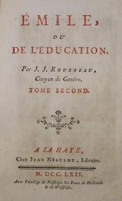 Bild Nr.1: 133-853 Rousseau,J.J.: (Literatur und illustrierte Bücher bis 19.Jahrhundert)