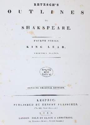 Bild Nr.1: 133-882 Retzsch,M.: (Shakespeare)