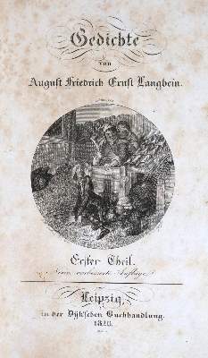 Bild Nr.2: 133-903 (Volkhardt,J.K.).: (Literatur und illustrierte Bücher bis 19.Jahrhundert)