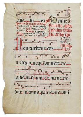 Bild Nr.2: 133-97 Antiphonarblatt.: (Handschriften)