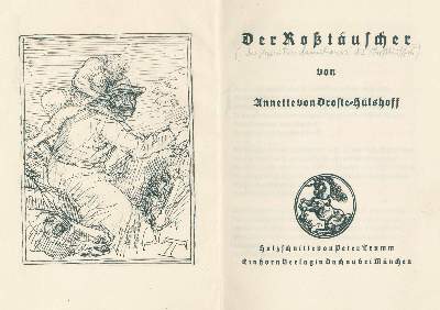 Bild Nr.2: 133-970 Droste-Hülshoff,A.v.: (Literatur und illustrierte Bücher 20.Jahrhundert - Alte Literatur in modernen Ausgaben)