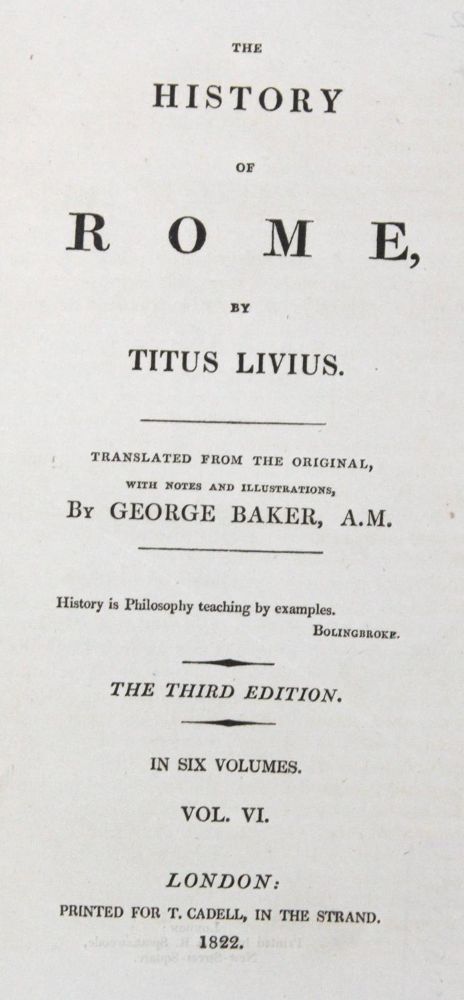 Große Abbildung Nr.1: 134-1041 Livius,T.: (Literatur und illustrierte Bücher bis 19.Jahrhundert)