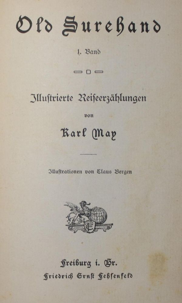 Große Abbildung Nr.1: 134-1060 May,K.: (Literatur und illustrierte Bücher bis 19.Jahrhundert)